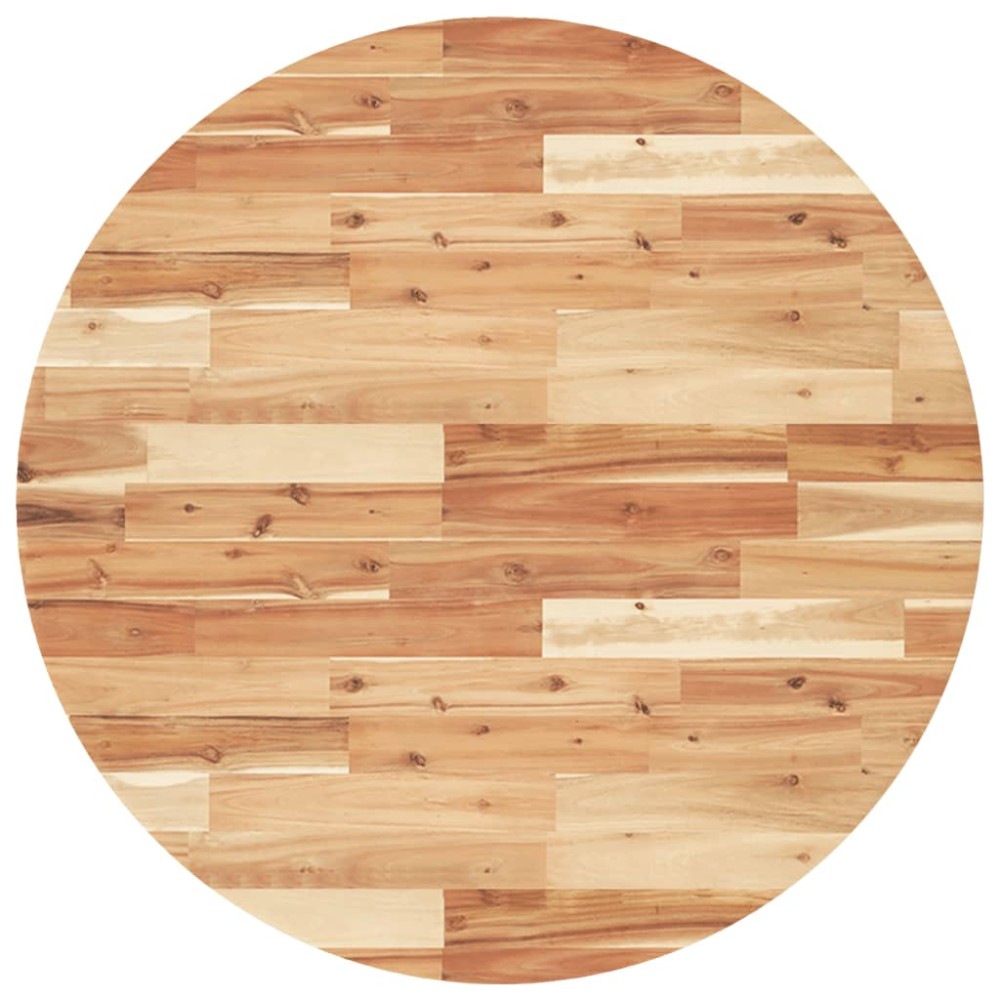 vidaXL Blat de masă rotund, Ø90x2 cm, lemn masiv de acacia
