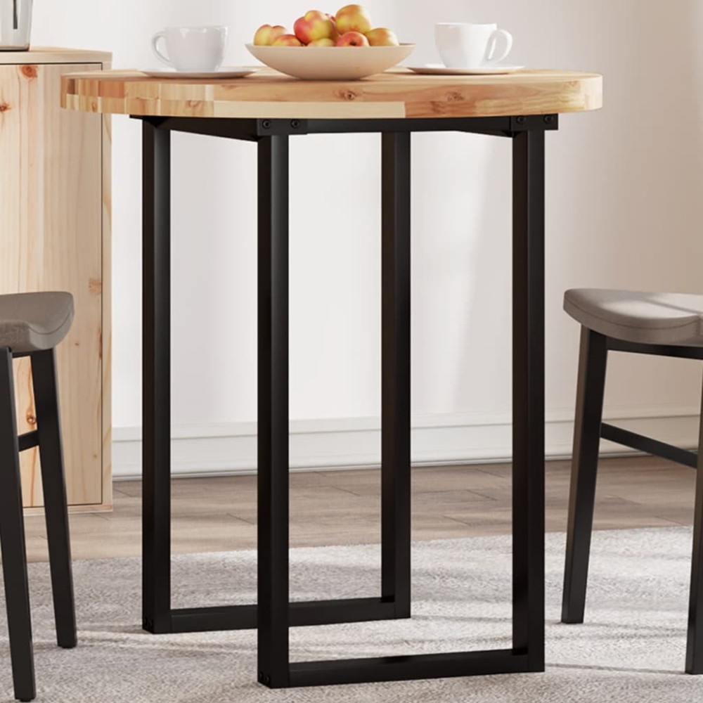 vidaXL Blat de masă rotund, Ø70x4 cm, lemn masiv de acacia