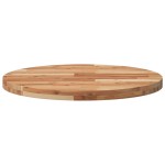 vidaXL Blat de masă rotund, Ø70x4 cm, lemn masiv de acacia vidaXL Blat de masă rotund, Ø70x4 cm, lemn masiv de acacia