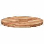 vidaXL Blat de masă rotund, Ø70x4 cm, lemn masiv de acacia vidaXL Blat de masă rotund, Ø70x4 cm, lemn masiv de acacia