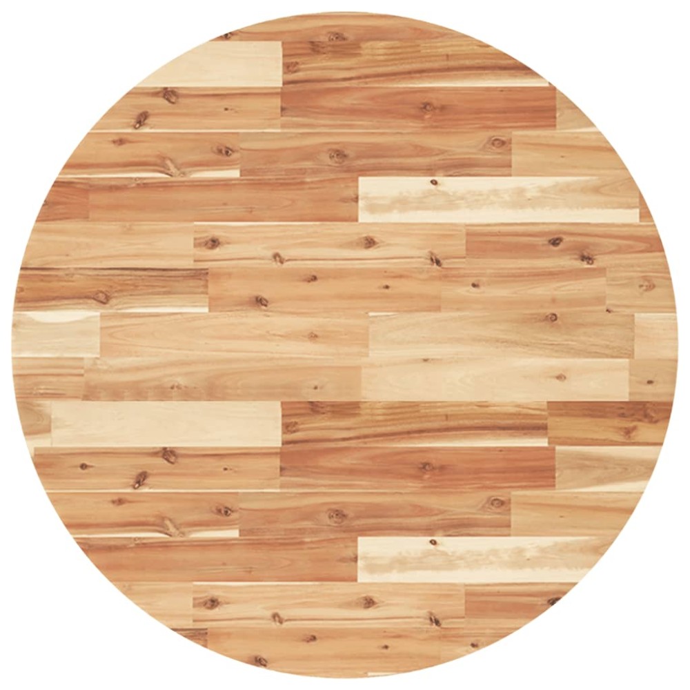 vidaXL Blat de masă rotund, Ø80x4 cm, lemn masiv de acacia
