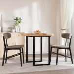 vidaXL Blat de masă rotund, Ø80x4 cm, lemn masiv de acacia vidaXL Blat de masă rotund, Ø80x4 cm, lemn masiv de acacia