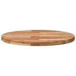 vidaXL Blat de masă rotund, Ø80x4 cm, lemn masiv de acacia vidaXL Blat de masă rotund, Ø80x4 cm, lemn masiv de acacia