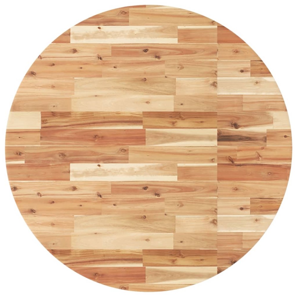 vidaXL Blat de masă rotund, Ø90x4 cm, lemn masiv de acacia