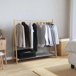 vidaXL Cuier pentru haine cu rafturi, 106x34x102 cm, bambus vidaXL Cuier pentru haine cu rafturi, 106x34x102 cm, bambus