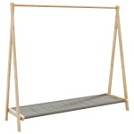 vidaXL Cuier pentru haine cu rafturi, 106x34x102 cm, bambus vidaXL Cuier pentru haine cu rafturi, 106x34x102 cm, bambus
