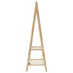 vidaXL Cuier pentru haine cu rafturi, 96x45,5x150,5 cm, bambus vidaXL Cuier pentru haine cu rafturi, 96x45,5x150,5 cm, bambus