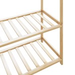 vidaXL Cuier pentru haine cu rafturi, 110x40x175 cm, bambus vidaXL Cuier pentru haine cu rafturi, 110x40x175 cm, bambus