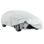 vidaXL Husă auto pentru Sedan, curele cu cataramă, complet, argintiu M vidaXL Husă auto pentru Sedan, curele cu cataramă, complet, argintiu M