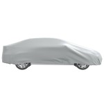 vidaXL Husă auto pentru Sedan, curele cu cataramă, complet, argintiu M vidaXL Husă auto pentru Sedan, curele cu cataramă, complet, argintiu M