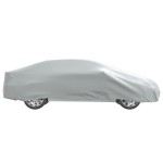 vidaXL Husă auto pentru Sedan, curele cu cataramă, complet, argintiu L vidaXL Husă auto pentru Sedan, curele cu cataramă, complet, argintiu L