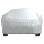 vidaXL Husă auto pentru Sedan curele cu cataramă, complet, argintiu XL vidaXL Husă auto pentru Sedan curele cu cataramă, complet, argintiu XL