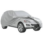 vidaXL Husă auto pentru SUV, curele cu cataramă, complet, argintiu XL vidaXL Husă auto pentru SUV, curele cu cataramă, complet, argintiu XL
