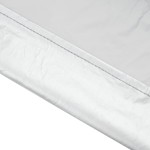 vidaXL Husă auto parțială, cu cârlige, argintiu, XL vidaXL Husă auto parțială, cu cârlige, argintiu, XL