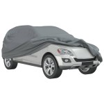 vidaXL Husă auto pentru SUV, textil nețesut, completă, gri, M vidaXL Husă auto pentru SUV, textil nețesut, completă, gri, M