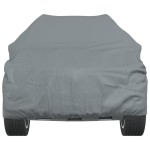 vidaXL Husă auto pentru SUV, textil nețesut, completă, gri, M vidaXL Husă auto pentru SUV, textil nețesut, completă, gri, M