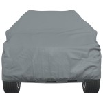 vidaXL Husă auto pentru SUV, textil nețesut, completă, gri, XL vidaXL Husă auto pentru SUV, textil nețesut, completă, gri, XL