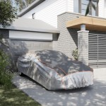 vidaXL Husă auto de Sedan, protecție grindină, complet, gri/argintiu L vidaXL Husă auto de Sedan, protecție grindină, complet, gri/argintiu L