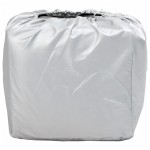 vidaXL Husă auto de Sedan, protecție grindină, complet, gri/argintiu L vidaXL Husă auto de Sedan, protecție grindină, complet, gri/argintiu L