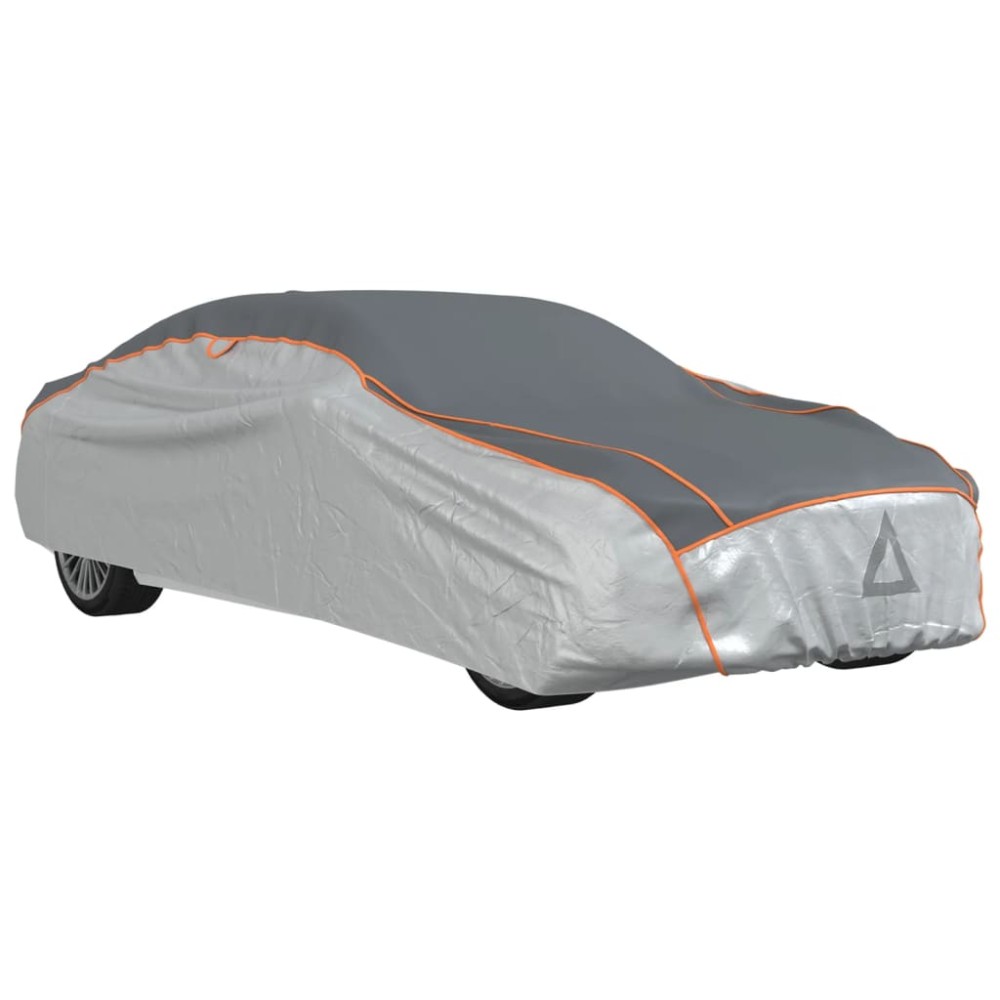 vidaXL Husă auto de Sedan protecție grindină, complet, gri/argintiu XL