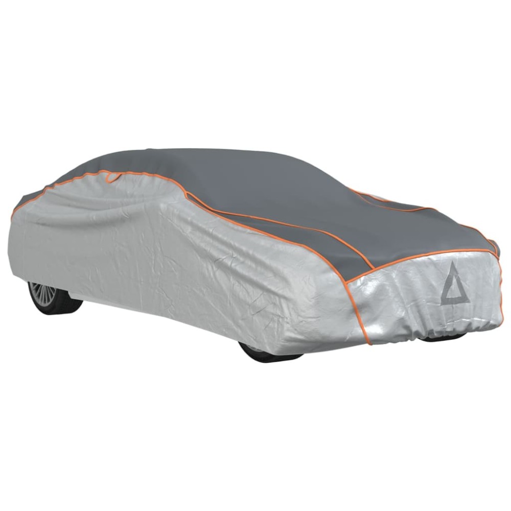 vidaXL Husă auto de Sedan protecție grindină complet, gri/argintiu XXL