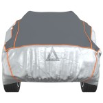 vidaXL Husă auto SUV, protecție grindină, complet, gri și argintiu, M vidaXL Husă auto SUV, protecție grindină, complet, gri și argintiu, M