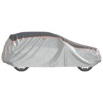 vidaXL Husă auto SUV, protecție grindină, complet, gri și argintiu, M vidaXL Husă auto SUV, protecție grindină, complet, gri și argintiu, M