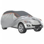 vidaXL Husă auto SUV, protecție grindină, complet, gri și argintiu, L vidaXL Husă auto SUV, protecție grindină, complet, gri și argintiu, L
