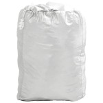 vidaXL Husă auto Sedan, curele cu cataramă, complet, argintiu XXL PEVA vidaXL Husă auto Sedan, curele cu cataramă, complet, argintiu XXL PEVA