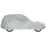 vidaXL Husă auto SUV, curele cu cataramă, complet, argintiu M PEVA vidaXL Husă auto SUV, curele cu cataramă, complet, argintiu M PEVA
