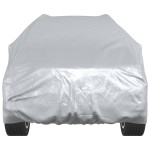 vidaXL Husă auto SUV, curele cu cataramă, complet, argintiu XL PEVA vidaXL Husă auto SUV, curele cu cataramă, complet, argintiu XL PEVA