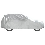 vidaXL Husă auto SUV, curele cu cataramă, complet, argintiu XL PEVA vidaXL Husă auto SUV, curele cu cataramă, complet, argintiu XL PEVA