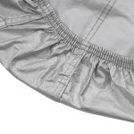 vidaXL Husă auto parțială, cu cârlige, argintiu, XL, PEVA vidaXL Husă auto parțială, cu cârlige, argintiu, XL, PEVA