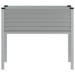 vidaXL Jardinieră de grădină, gri, 100x45x90 cm, oțel vidaXL Jardinieră de grădină, gri, 100x45x90 cm, oțel