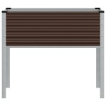 vidaXL Jardinieră de grădină, maro, 100x45x90 cm, oțel vidaXL Jardinieră de grădină, maro, 100x45x90 cm, oțel