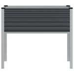 vidaXL Jardinieră de grădină, antracit, 100x45x90 cm, oțel vidaXL Jardinieră de grădină, antracit, 100x45x90 cm, oțel