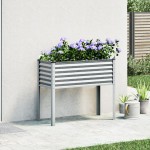 vidaXL Jardinieră de grădină, 100x45x90 cm, oțel galvanizat