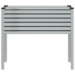 vidaXL Jardinieră de grădină, 100x45x90 cm, oțel galvanizat