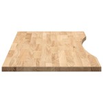 vidaXL Blat de birou netratat Lemn masiv de stejar dreptunghiular