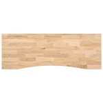 vidaXL Blat de birou netratat Lemn masiv de stejar dreptunghiular