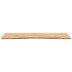 vidaXL Blat de birou netratat Lemn masiv de stejar dreptunghiular