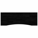 vidaXL Blat de birou maro închis lemn masiv de stejar dreptunghiular