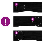 vidaXL Blat de birou maro închis lemn masiv de stejar dreptunghiular