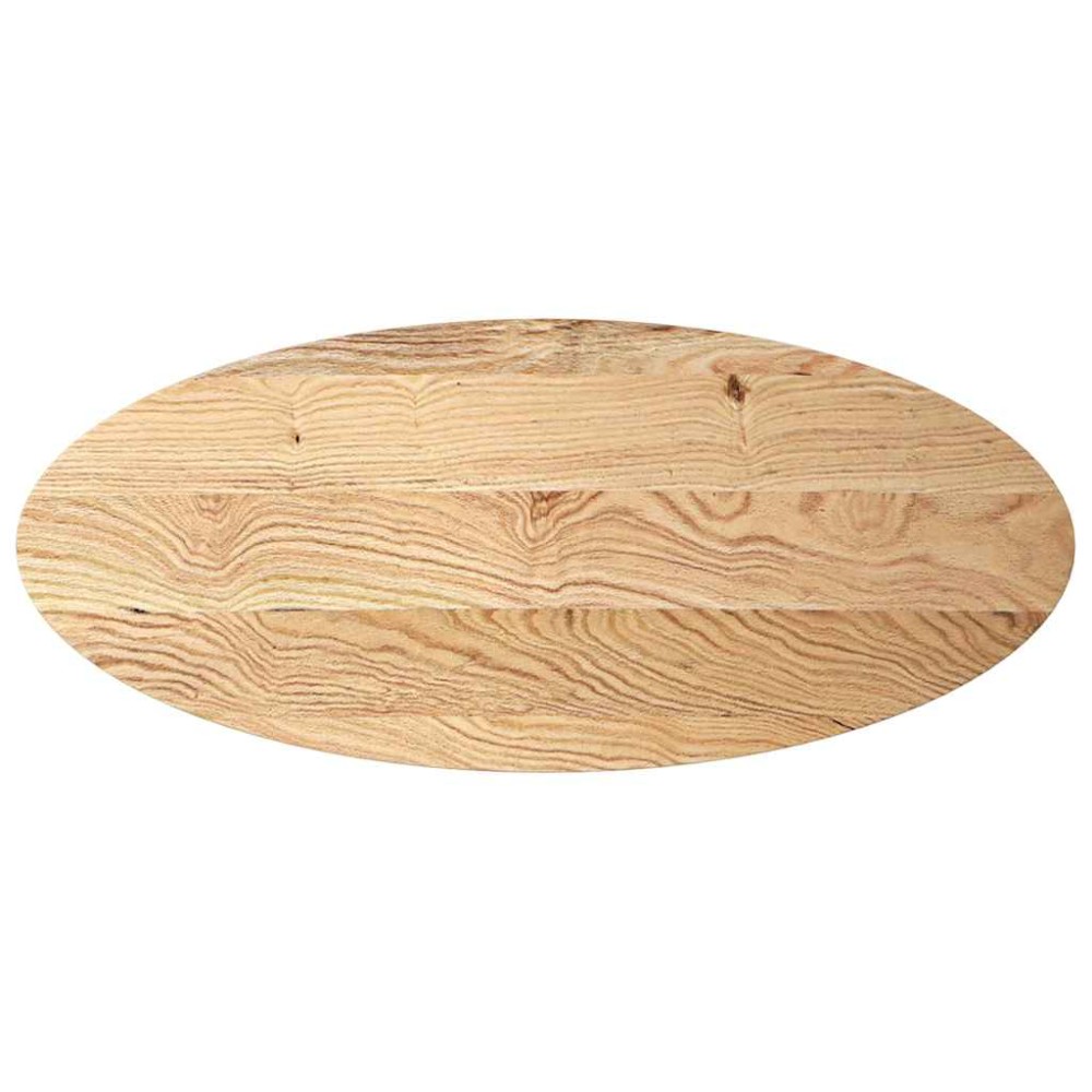 vidaXL Blat de masă 140x60x2 cm lemn masiv de stejar oval