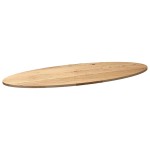 vidaXL Blat de masă 140x60x2 cm lemn masiv de stejar oval vidaXL Blat de masă 140x60x2 cm lemn masiv de stejar oval