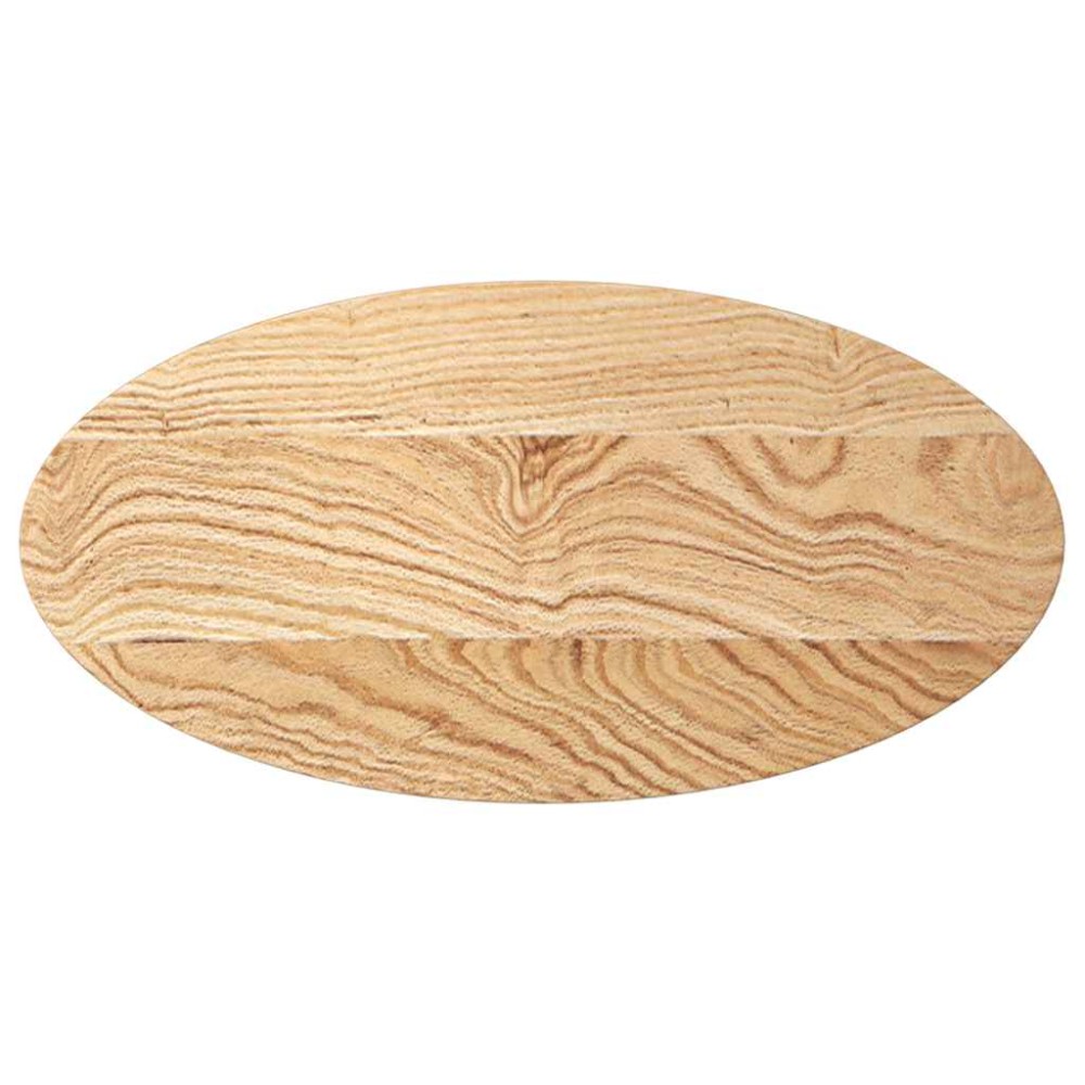 vidaXL Blat de masă 80x40x4 cm lemn masiv de stejar oval