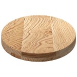 vidaXL Blat de masă 80x40x4 cm lemn masiv de stejar oval vidaXL Blat de masă 80x40x4 cm lemn masiv de stejar oval