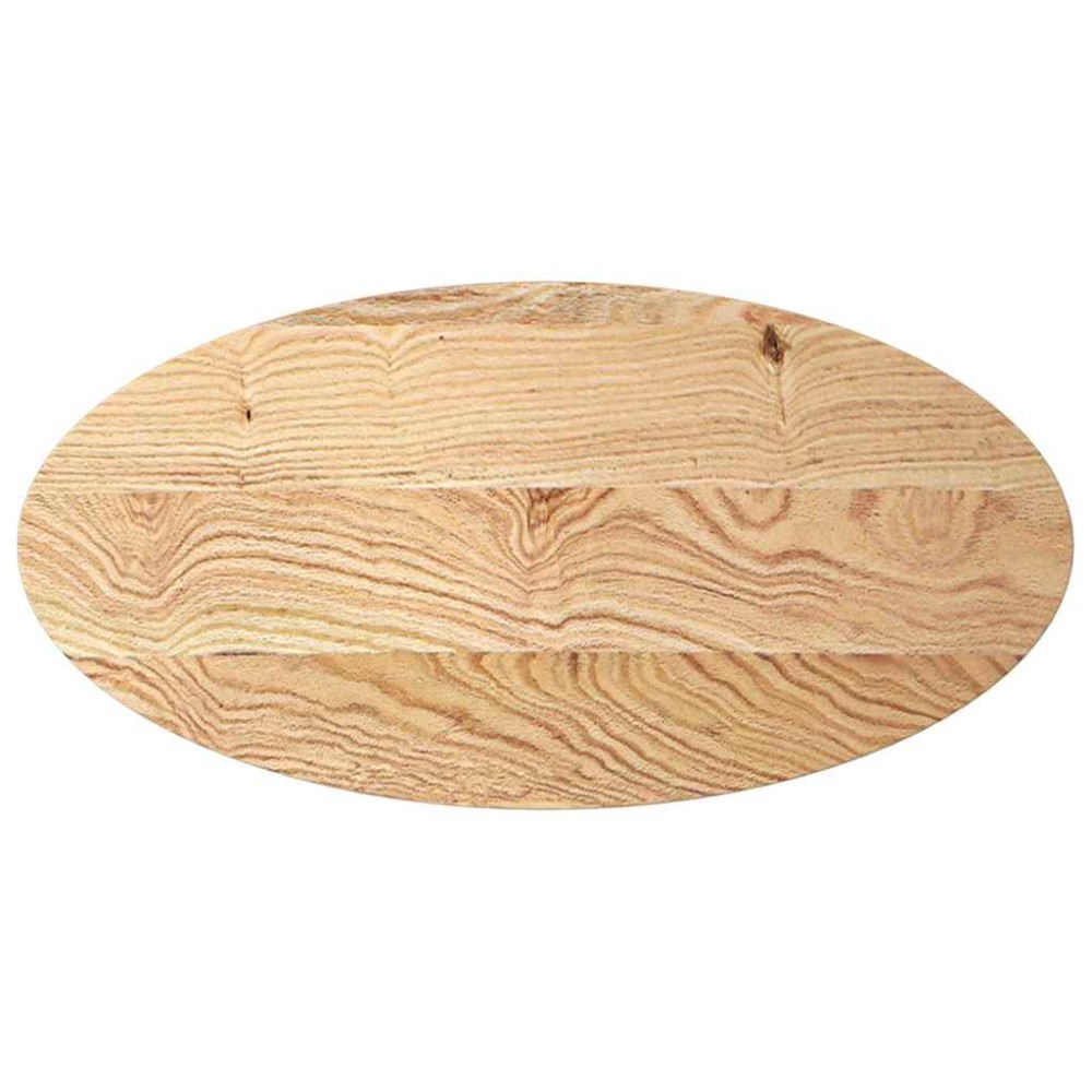 vidaXL Blat de masă 100x50x4 cm lemn masiv de stejar oval