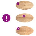 vidaXL Blat de masă 120x60x4 cm lemn masiv de stejar oval vidaXL Blat de masă 120x60x4 cm lemn masiv de stejar oval