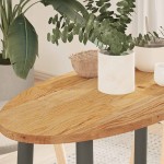 vidaXL Blat de masă maro deschis 80x40x2 cm lemn masiv de stejar oval vidaXL Blat de masă maro deschis 80x40x2 cm lemn masiv de stejar oval